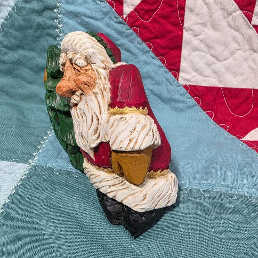 David Frykman Portfolio Santa‎ with Christmas Tree DF 1014 1997 Holiday Figurine